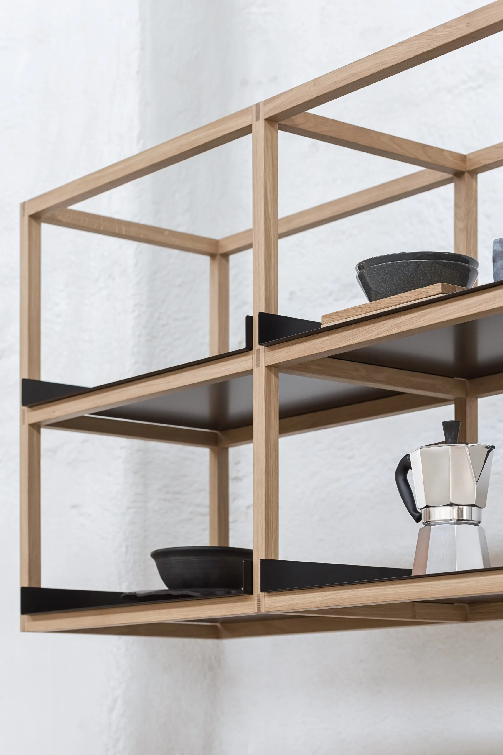 Japandi Minimalism in Workshop Kitchen 23 25x25 modular kitchen shelf kongacph 1 scaled