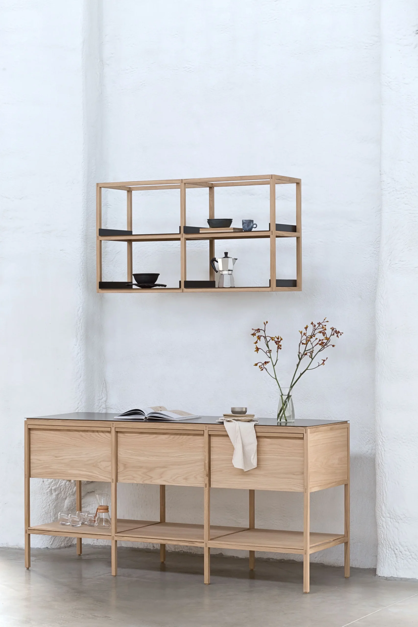 Japandi Minimalism in Workshop Kitchen 24 japandi open layout workshop kitchen kongacph scaled