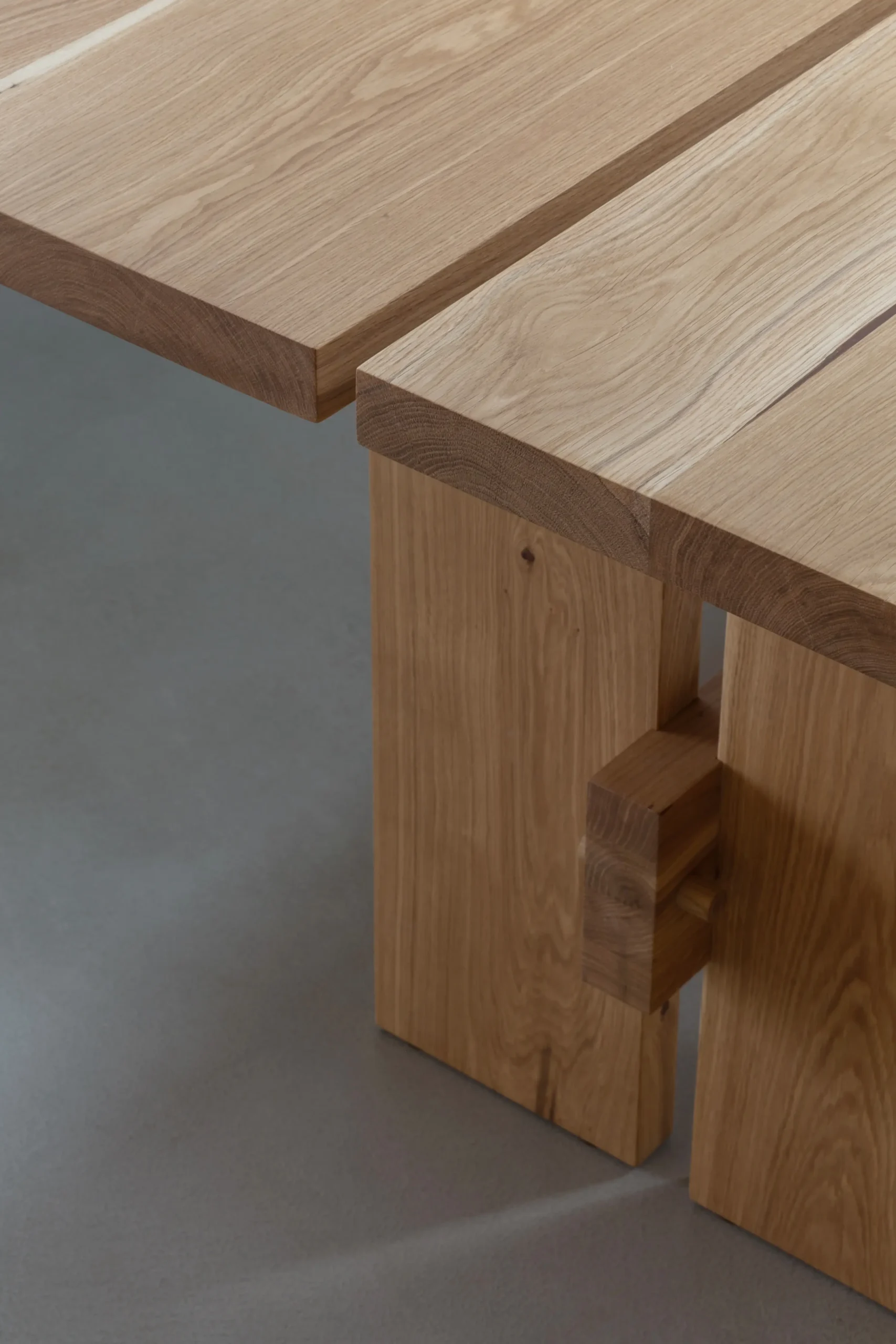 Minimalist Japandi Kitchen for a Forest Summer House 24 kongacph dining table joinery close up scaled