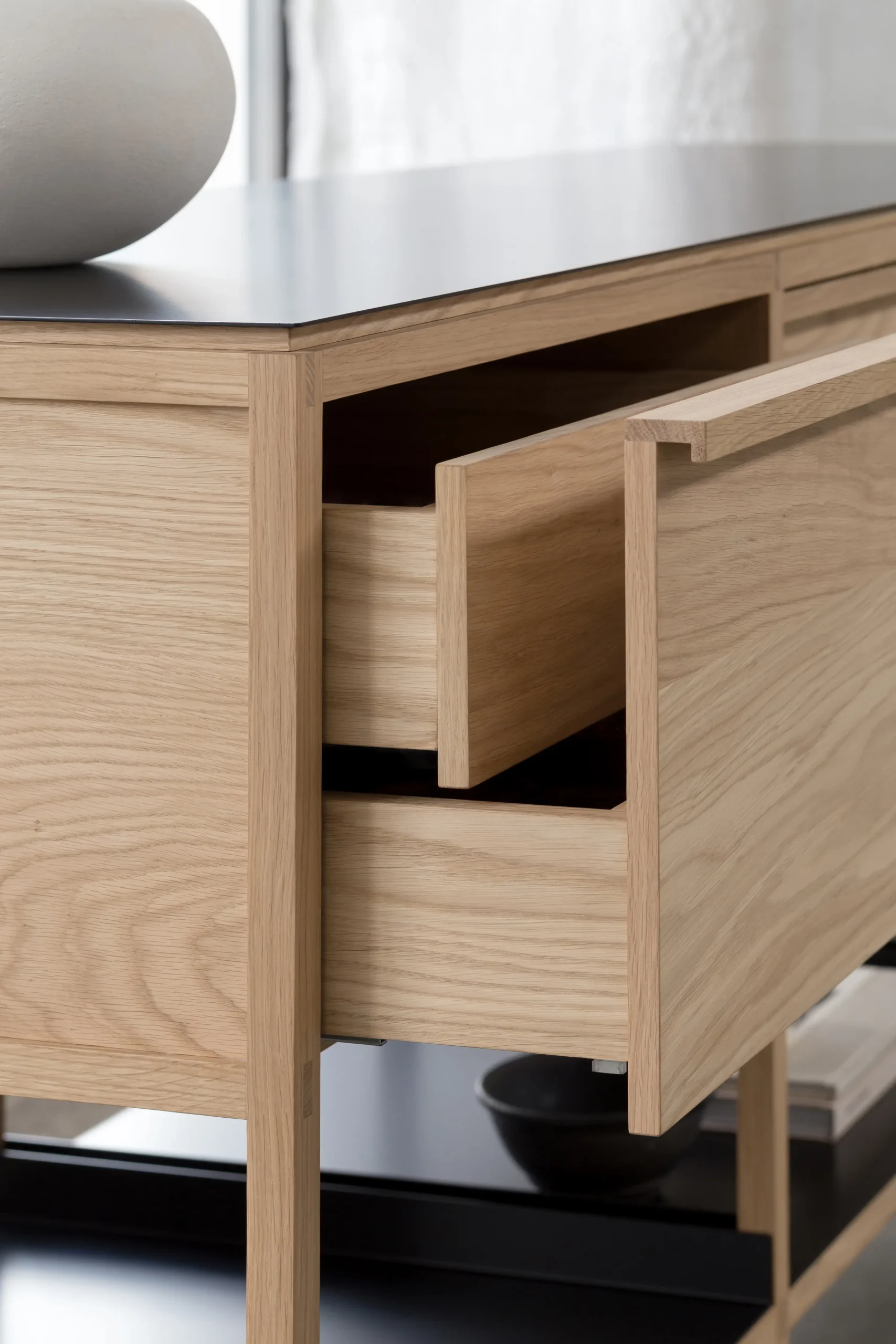Japandi Minimalism in Workshop Kitchen 27 minimal japandi drawers wooden storage scaled
