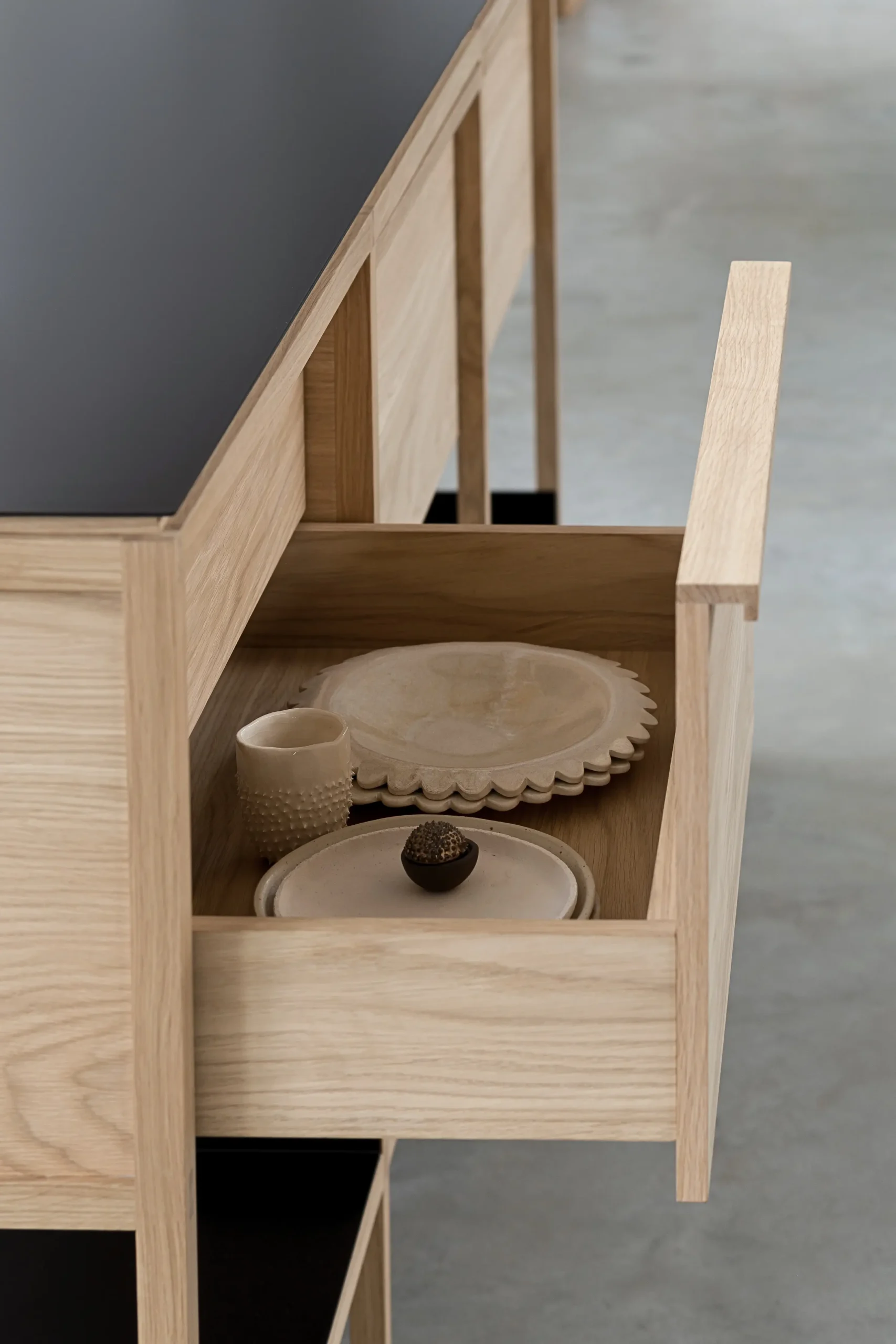 Japandi Minimalism in Workshop Kitchen 25 minimal workshop kitchen drawer kongacph scaled