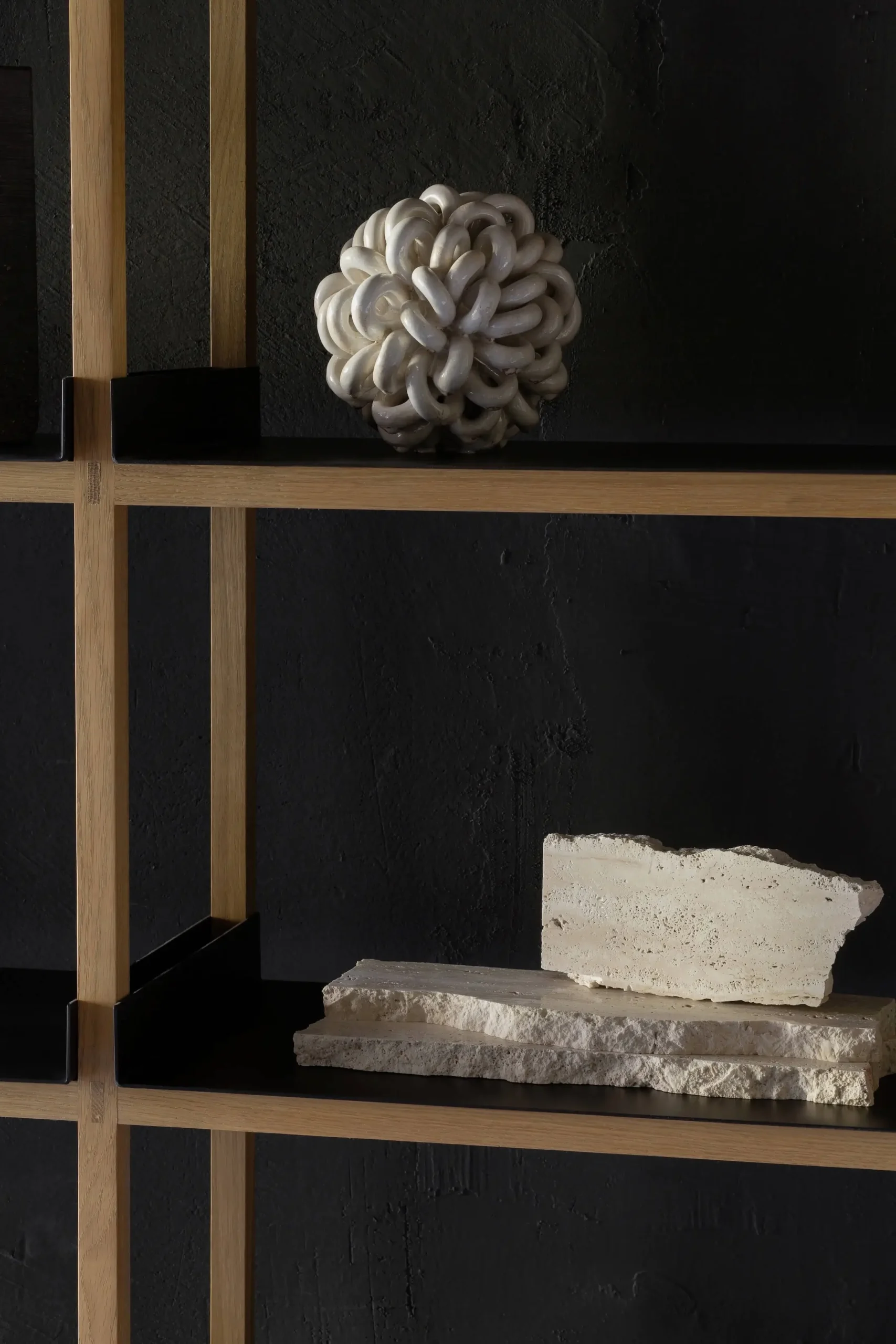 shelving system in 25x25 design 20 Minimalist 25x25 open shelf by kongacph with natural wood finish and modern Scandinavian design