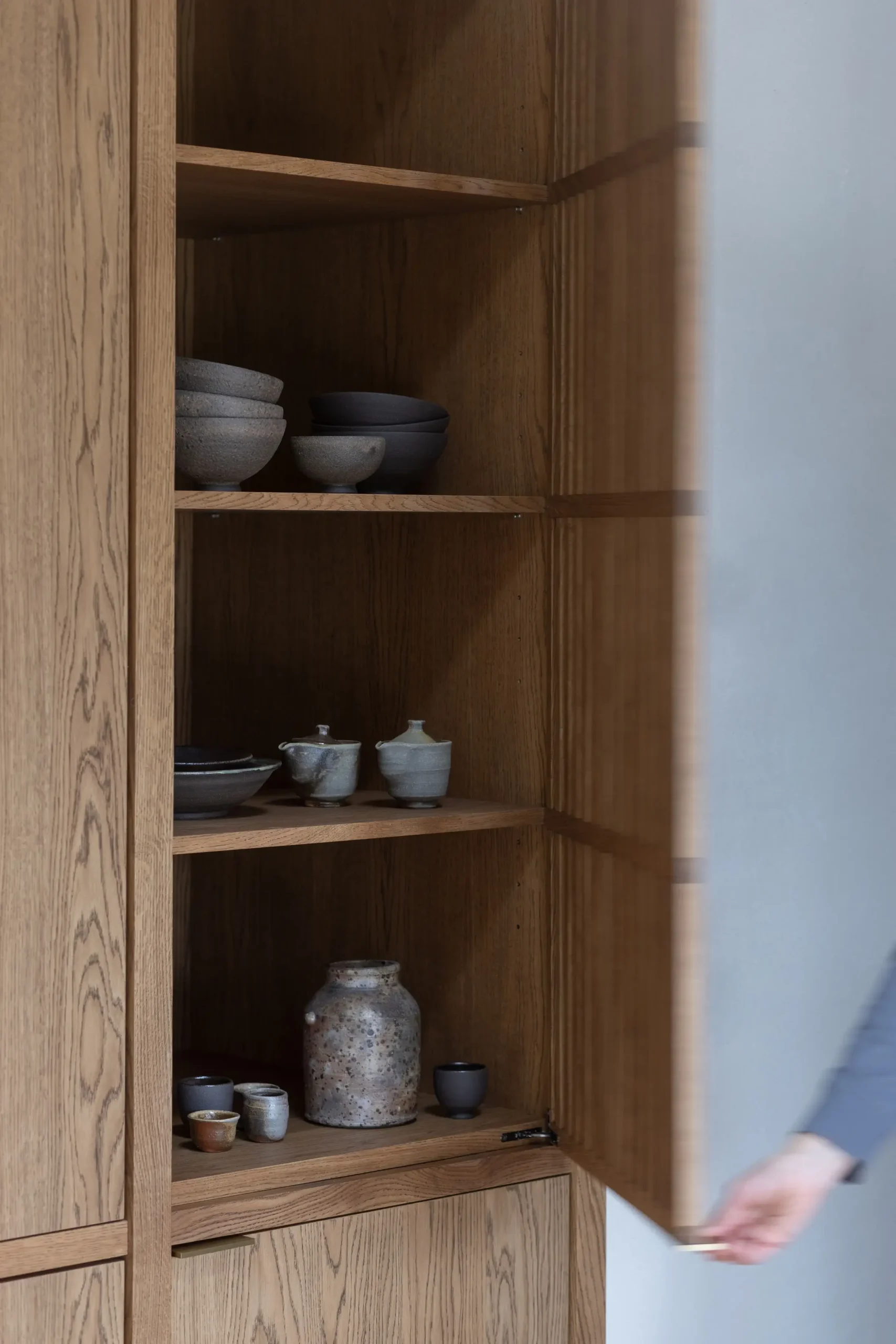 muku kitchen 20 muku wood kitchen grid style tall cabinets scaled