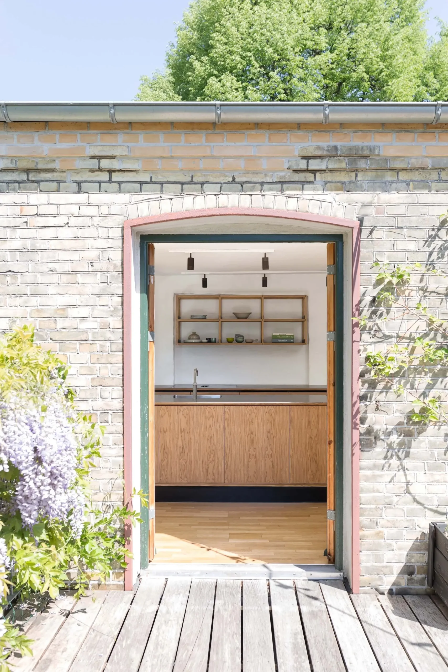 custom-made Tenon kitchen in wood 18 Scandinavian custom-made wooden kitchen by Kongacph, featuring traditional tenon joinery and natural wood finishes for a minimalist, timeless design.