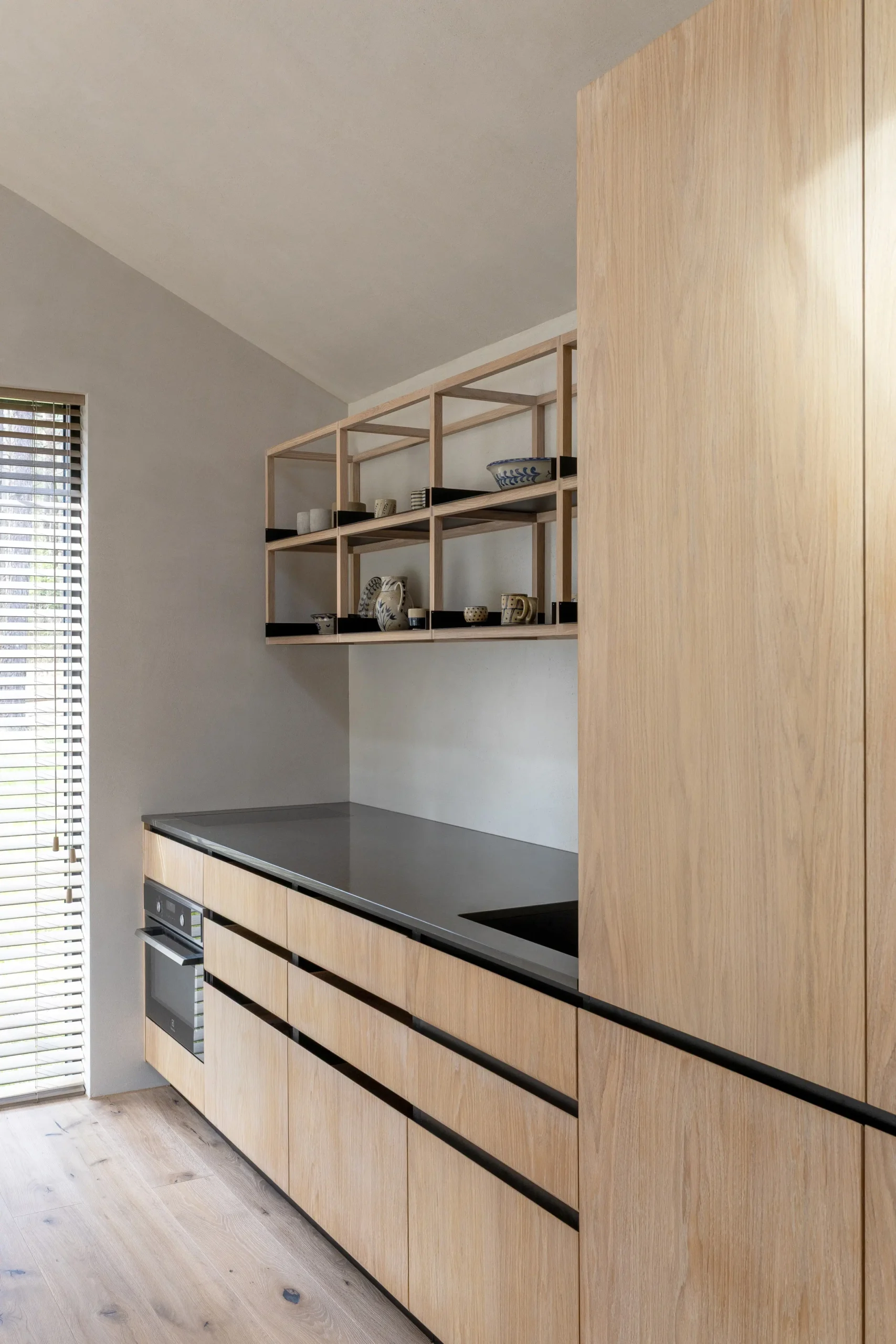 Modern Classic Kitchen in Light Oak Wood 21 modern classic wooden kitchen in roots design by kongacph