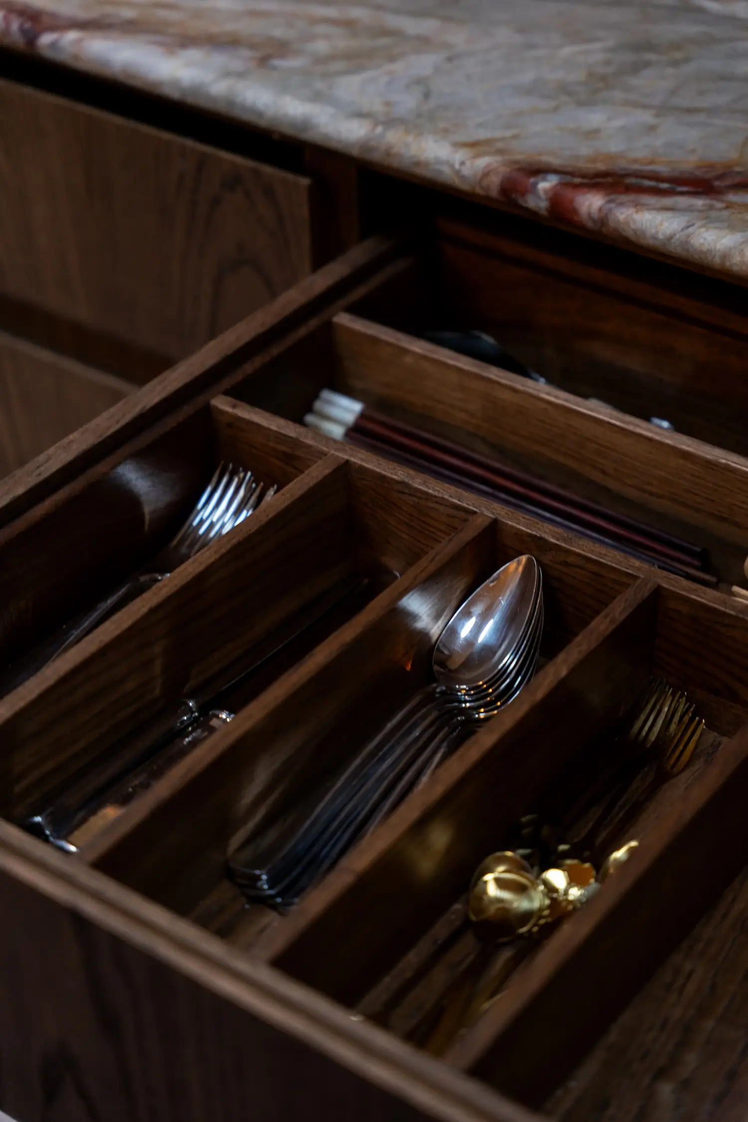 Designing a Bespoke Kitchen with Laila Rietbergen 22 bespoke cutlery insert