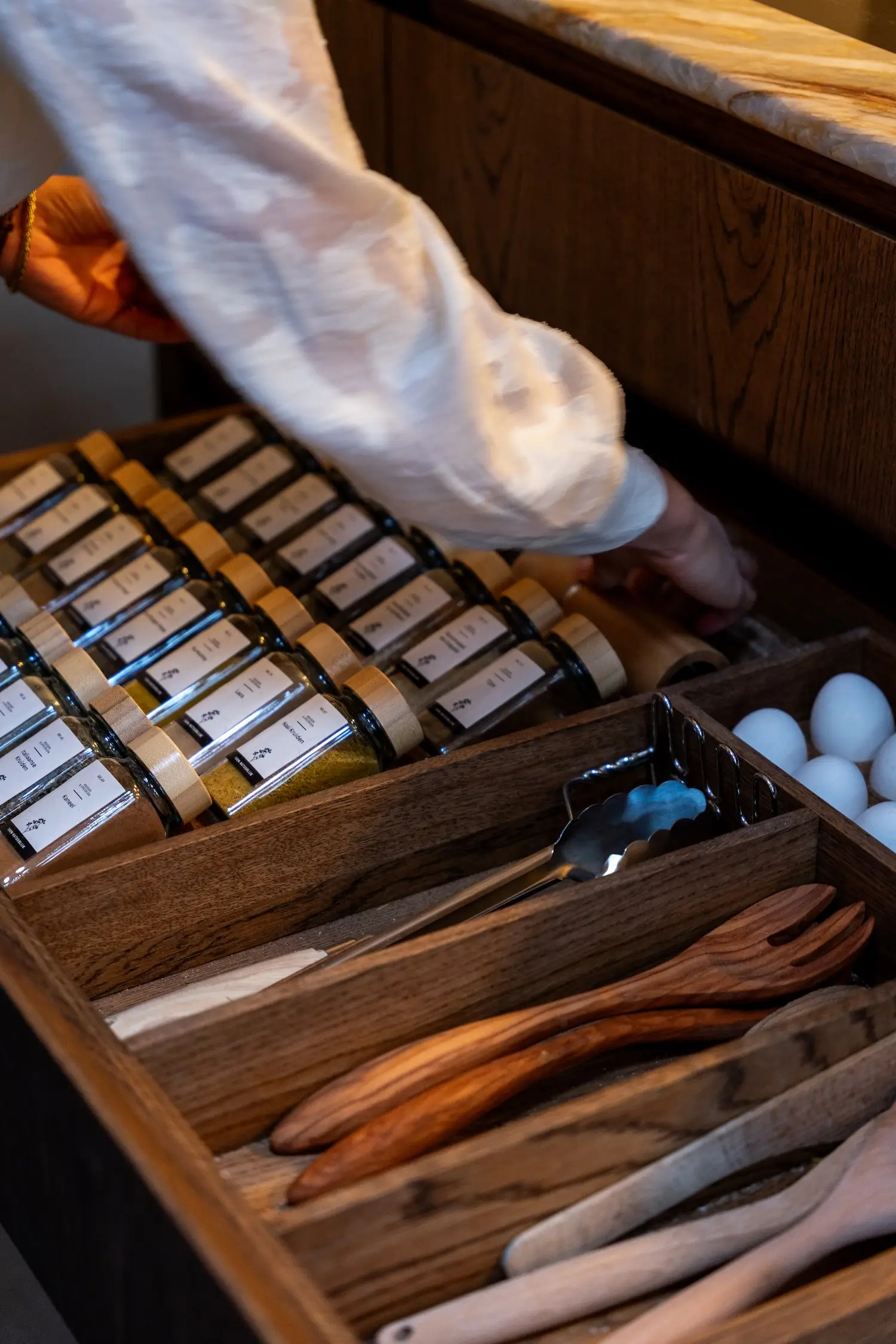 Designing a Bespoke Kitchen with Laila Rietbergen 20 bespoke kitchen cutlery inserts